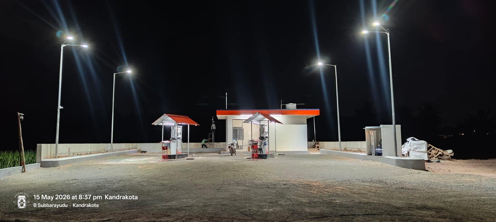 KSK A Site Petrol Bunk Construction Project